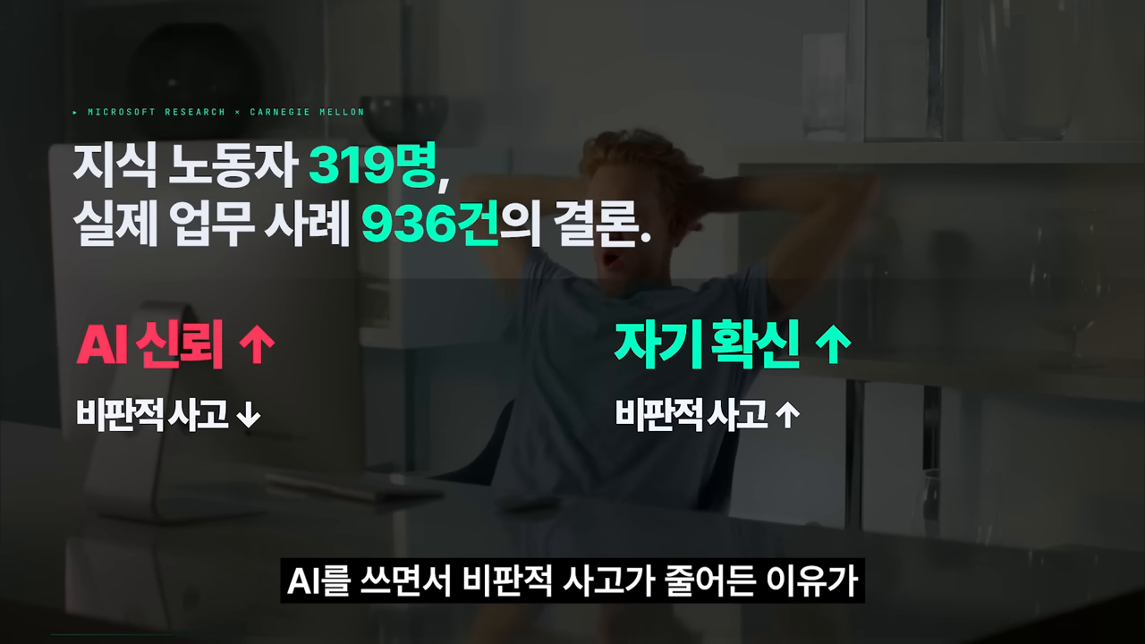 비판적 사고가 줄어든 이유는 게으름이 아니라 '검증 능력의 부족'이다